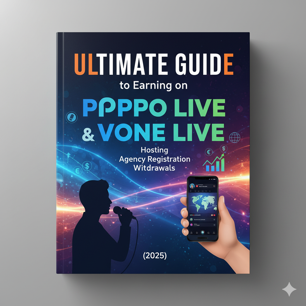 Ultimate Guide to Earning on Poppo Live & Vone Live: Hosting, Agency Registration, and Withdrawals (2025)