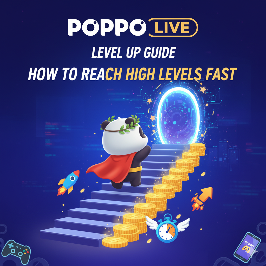 Poppo Live Level Up Guide: How to Reach High Levels Fast