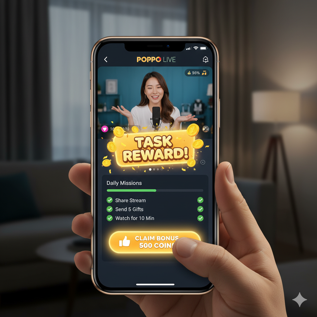 Beyond Going Live: The Professional’s Guide to Maximizing Task Rewards on Poppo Live
