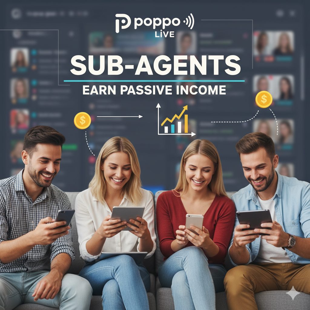 How to Scout Sub-Agents on Poppo Live and Earn Passive Income