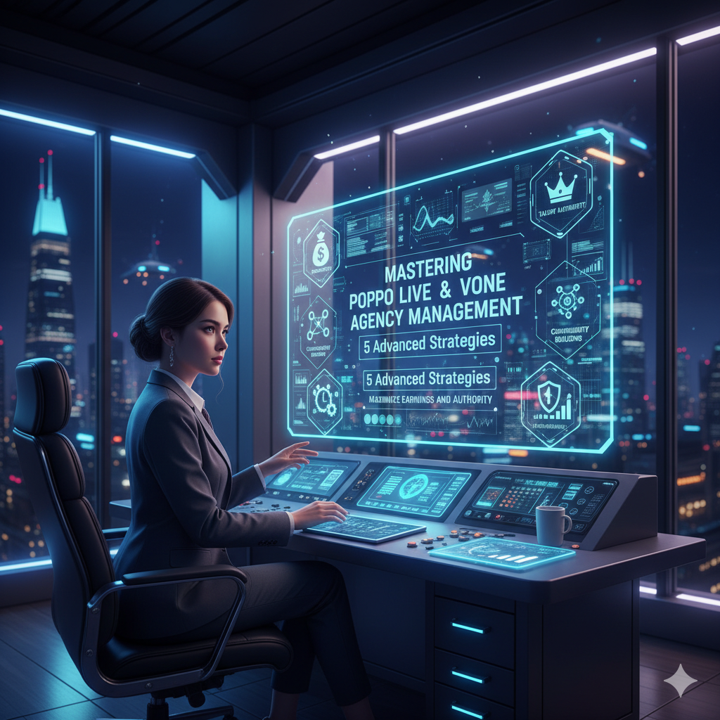 Mastering Poppo Live & Vone Agency Management: 5 Advanced Strategies to Maximize Earnings and Authority