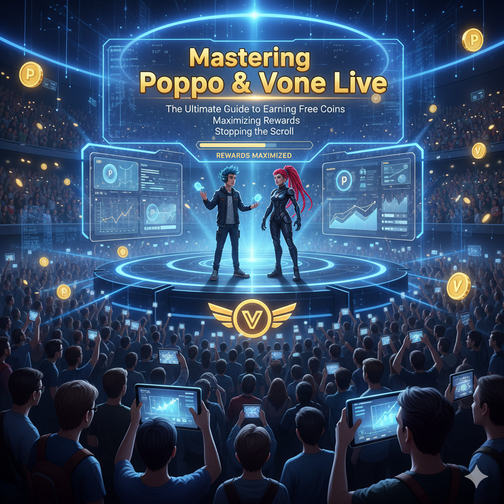 Mastering Poppo & Vone Live: The Ultimate Guide to Earning Free Coins, Maximizing Rewards, and Stopping the Scroll