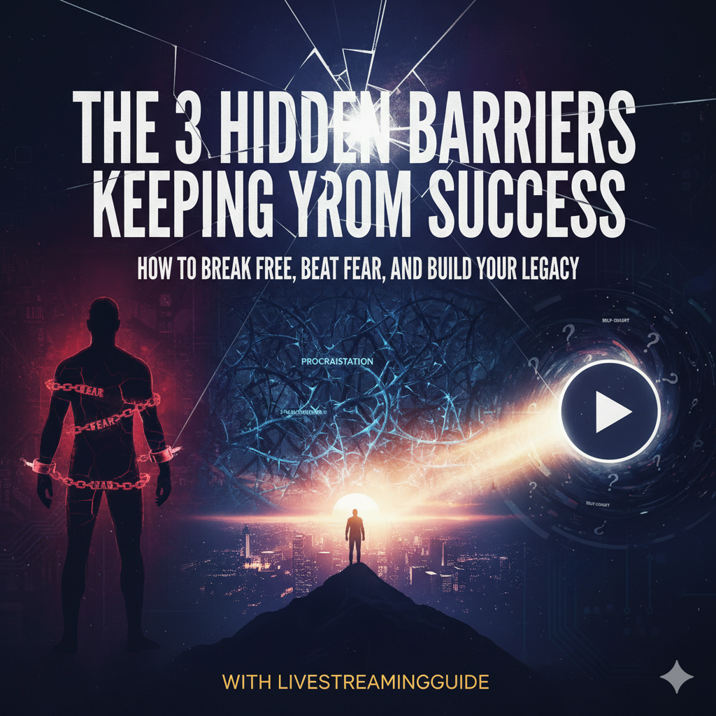 The 3 Hidden Barriers Keeping You From Success: How to Break Free, Beat Fear, and Build Your Legacy with Livestreamingguide