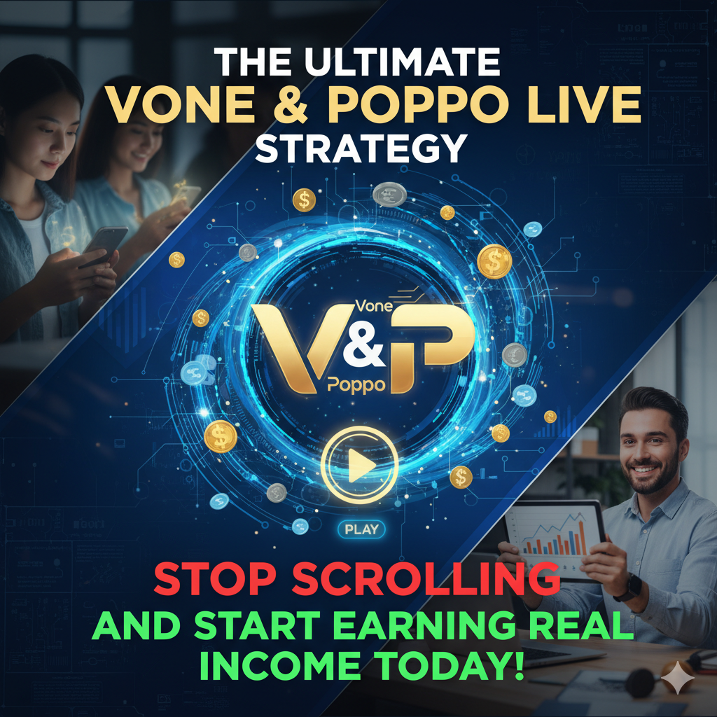 The Ultimate Vone & Poppo Live Strategy: Stop Scrolling and Start Earning Real Income Today
