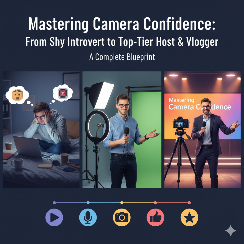 Mastering Camera Confidence: From Shy Introvert to Top-Tier Host & Vlogger (A Complete Blueprint)